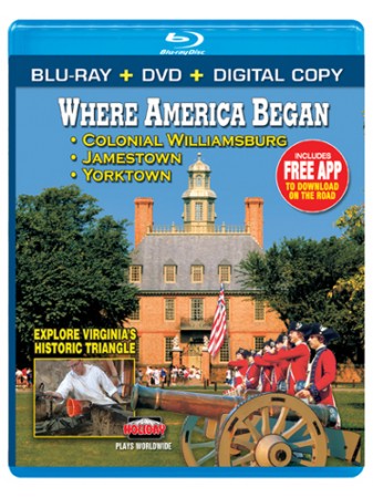 Where America Began: Jamestown, Colonial Williamsburg & Yorktown Blu-ray Combo Pack
