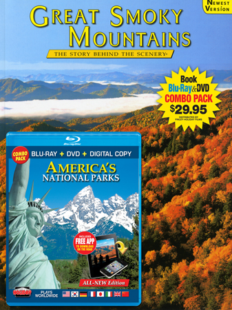 Great Smoky Mountains Book/America's National Parks Blu-ray Combo