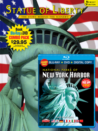 Statue of Liberty Book/Nat'l Parks of New York Harbor Blu-ray Combo