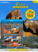 Zion IP Book/Bryce, Zion, N. Rim Grand Canyon Blu-ray Combo